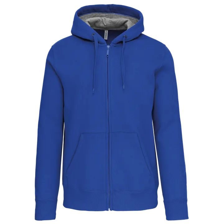 Kapuzensweatshirt mit Reißverschluss Light Royal Blue