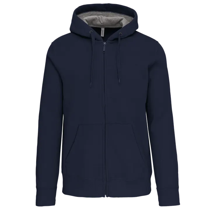 Kapuzensweatshirt mit Reißverschluss Navy