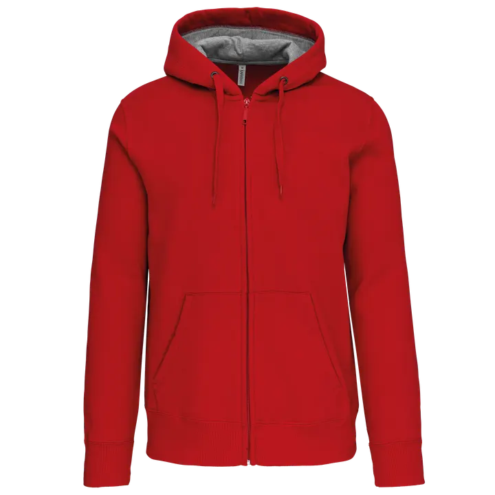 Kapuzensweatshirt mit Reißverschluss Red