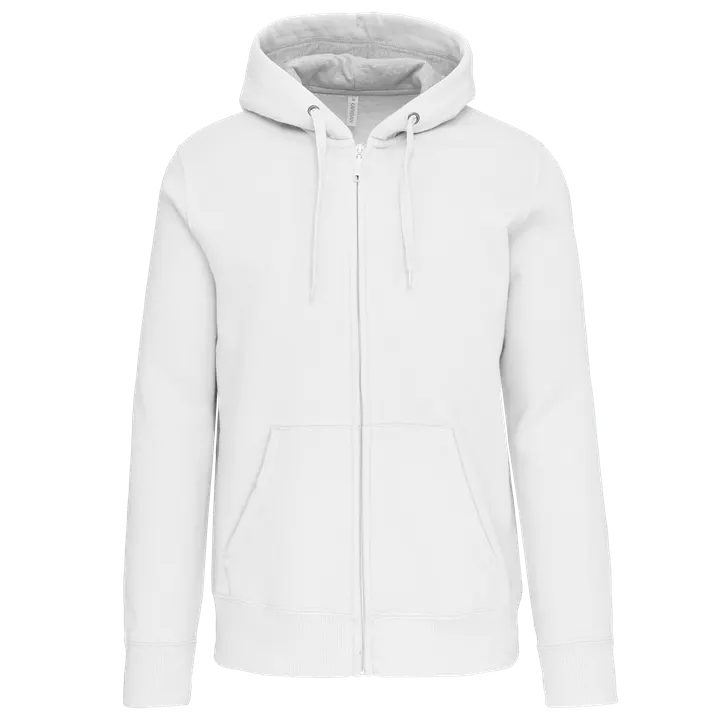 Kapuzensweatshirt mit Reißverschluss White