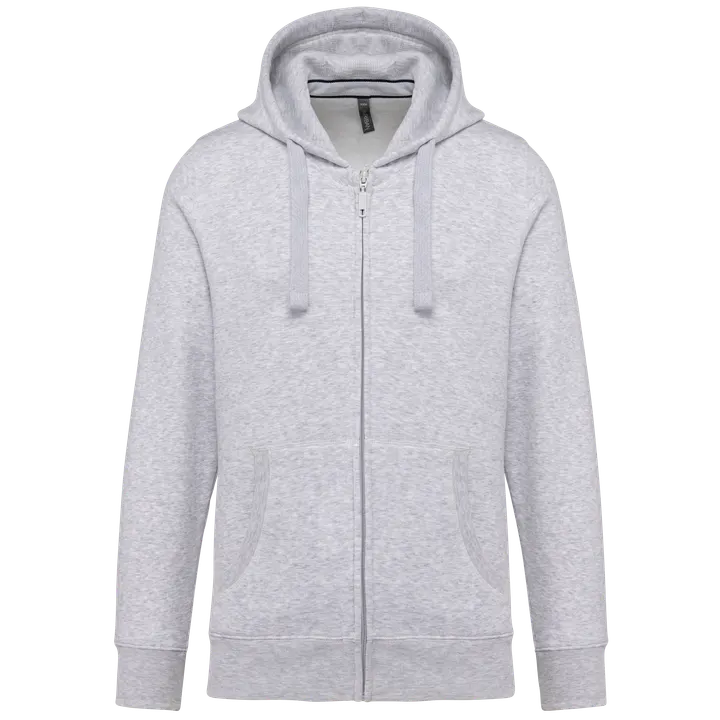 KAPUZENSHIRT MIT REIßVERSCHLUSS Ash Heather
