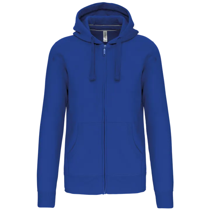 KAPUZENSHIRT MIT REIßVERSCHLUSS Light Royal Blue