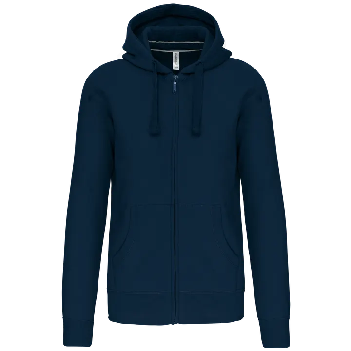 KAPUZENSHIRT MIT REIßVERSCHLUSS Navy