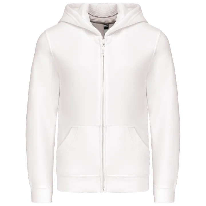 Kinder Kapuzenjacke White