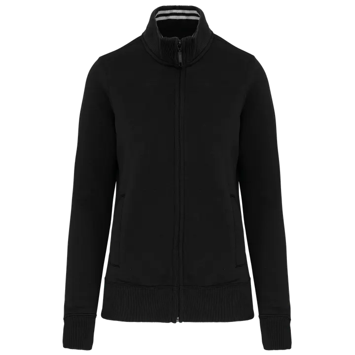 Veste molleton zippée femme Black