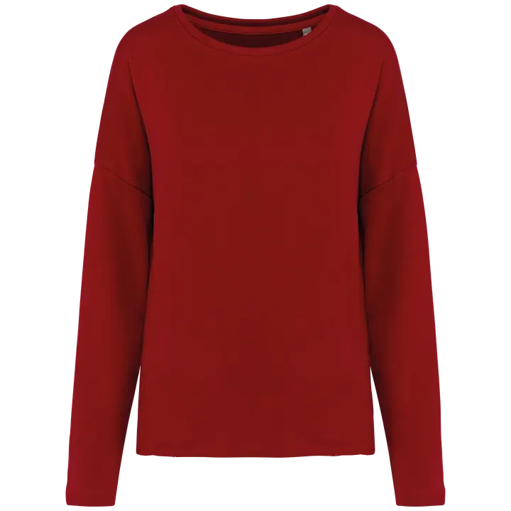 Damen-Sweatshirt "Loose fit" Hibiscus Red