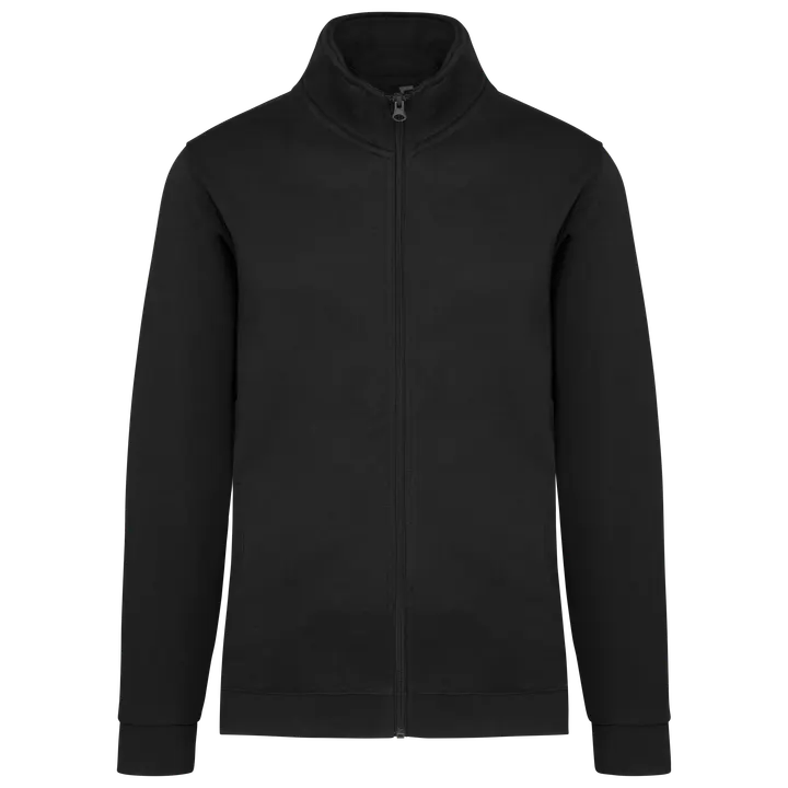 Sweatjacke mit Reißverschluss Black