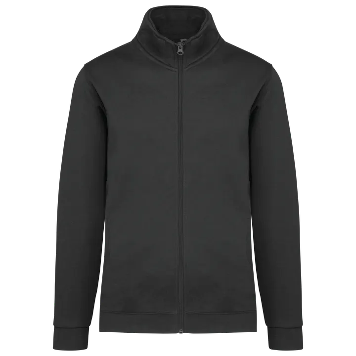 Sweatjacke mit Reißverschluss Dark Grey