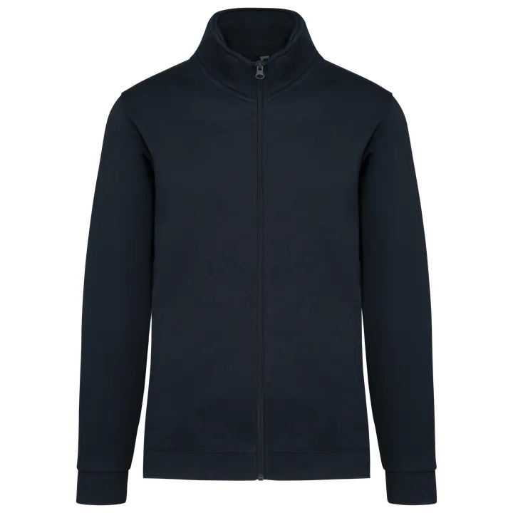 Sweatjacke mit Reißverschluss Navy