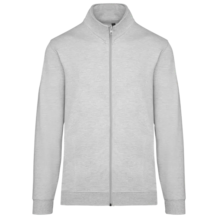 Sweatjacke mit Reißverschluss Oxford Grey