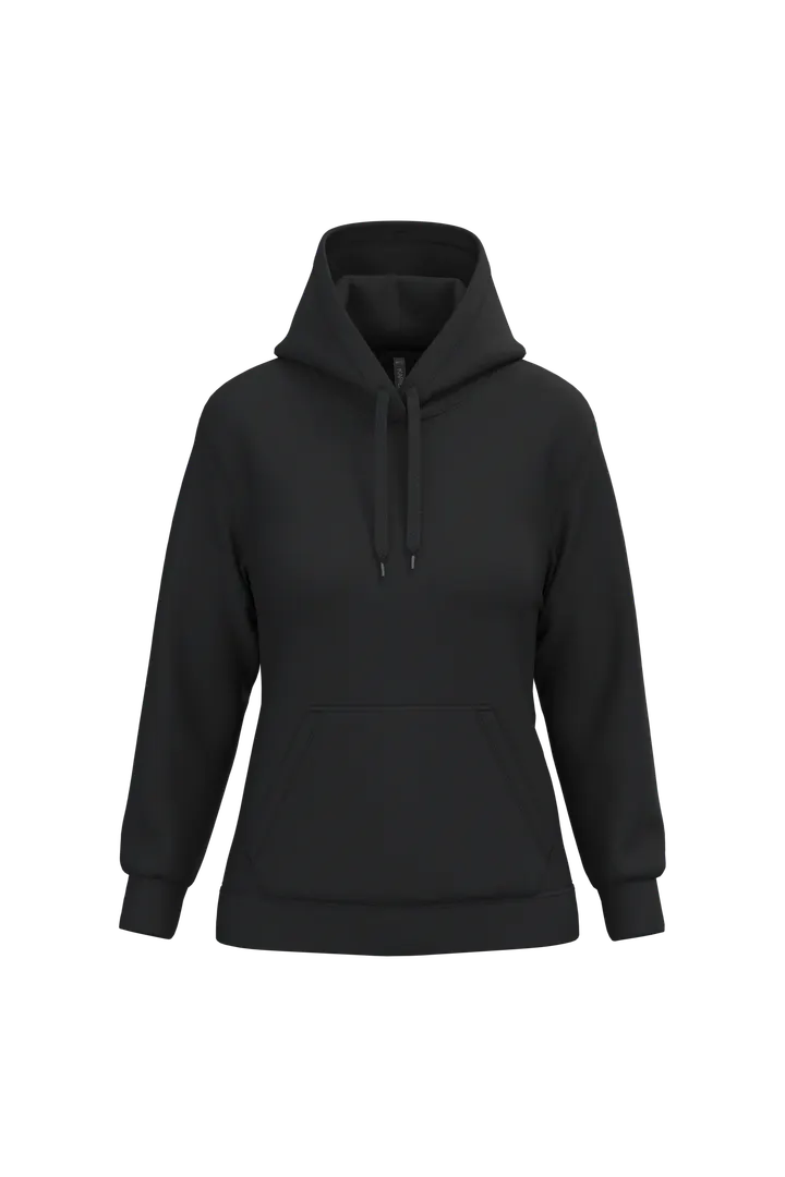 Sweat-shirt capuche femme Black