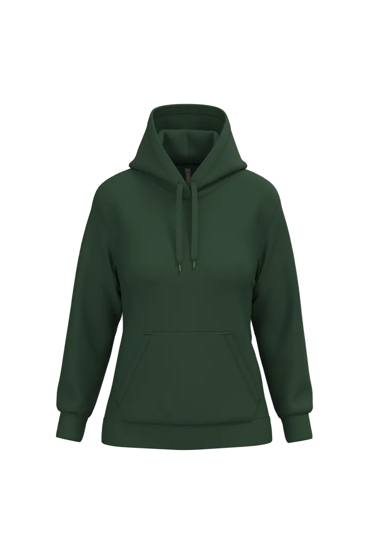 Sweat-shirt capuche femme Forest Green