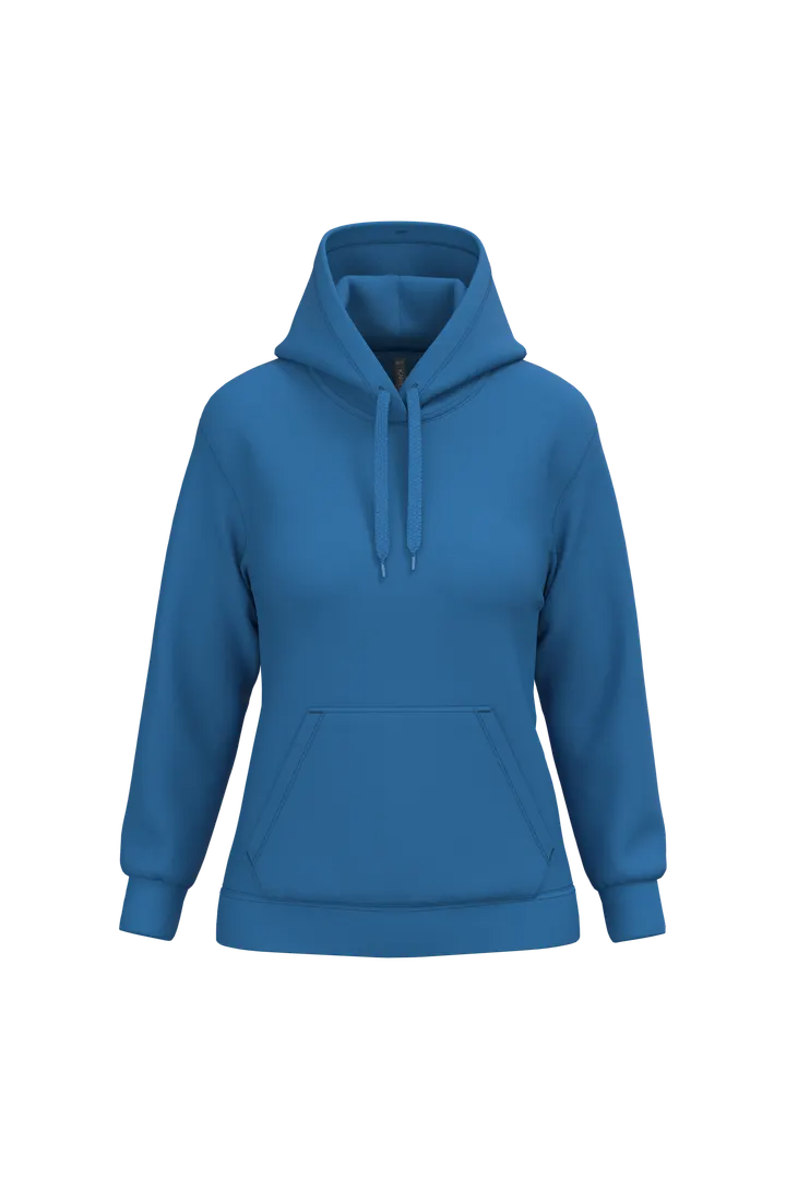 Sweat-shirt capuche femme Light Royal Blue