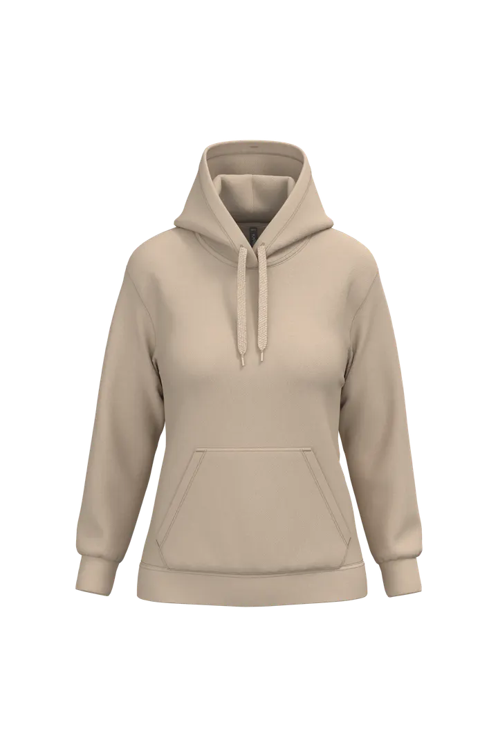 Sweat-shirt capuche femme Light Sand