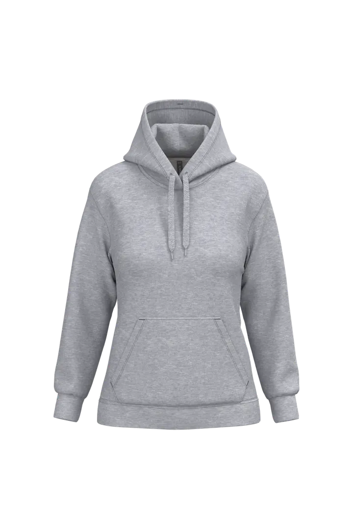 Sweat-shirt capuche femme Oxford Grey