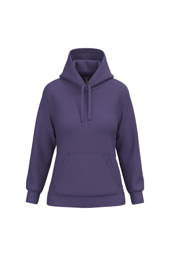 Sweat-shirt capuche femme Purple
