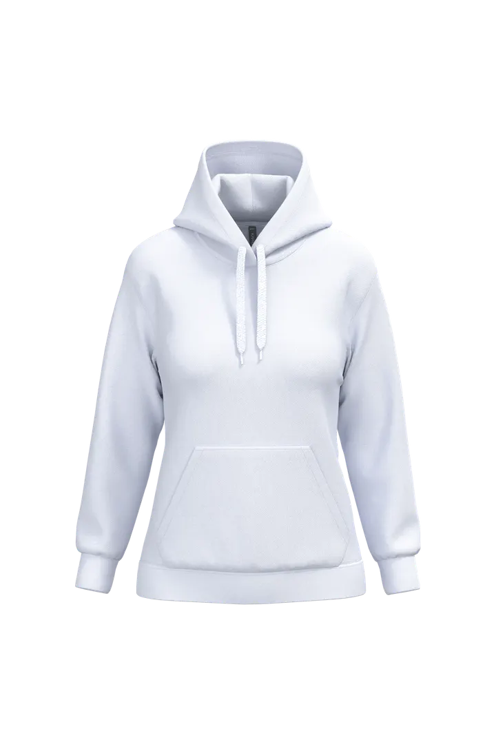 Sweat-shirt capuche femme White
