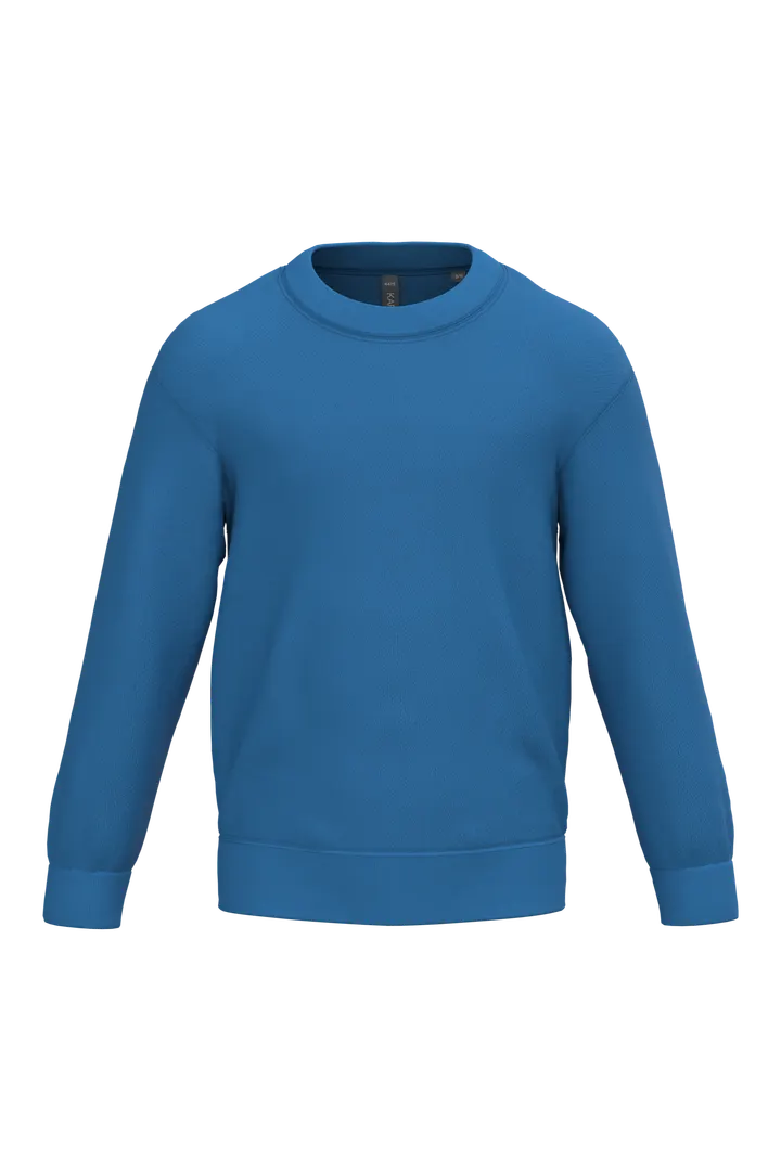 Sweat-shirt col rond enfant Light Royal Blue