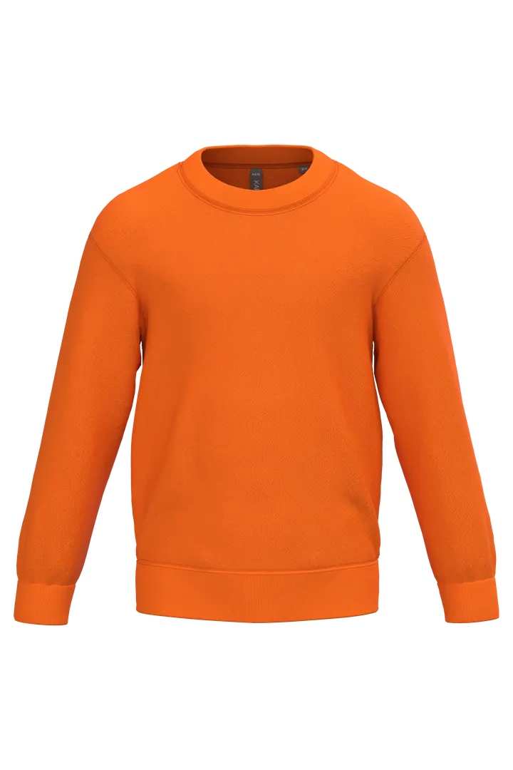 Sweat-shirt col rond enfant Orange