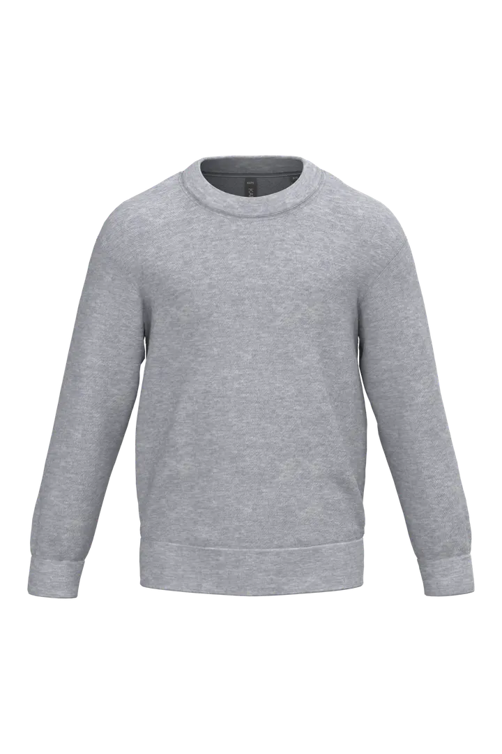 Sweat-shirt col rond enfant Oxford Grey