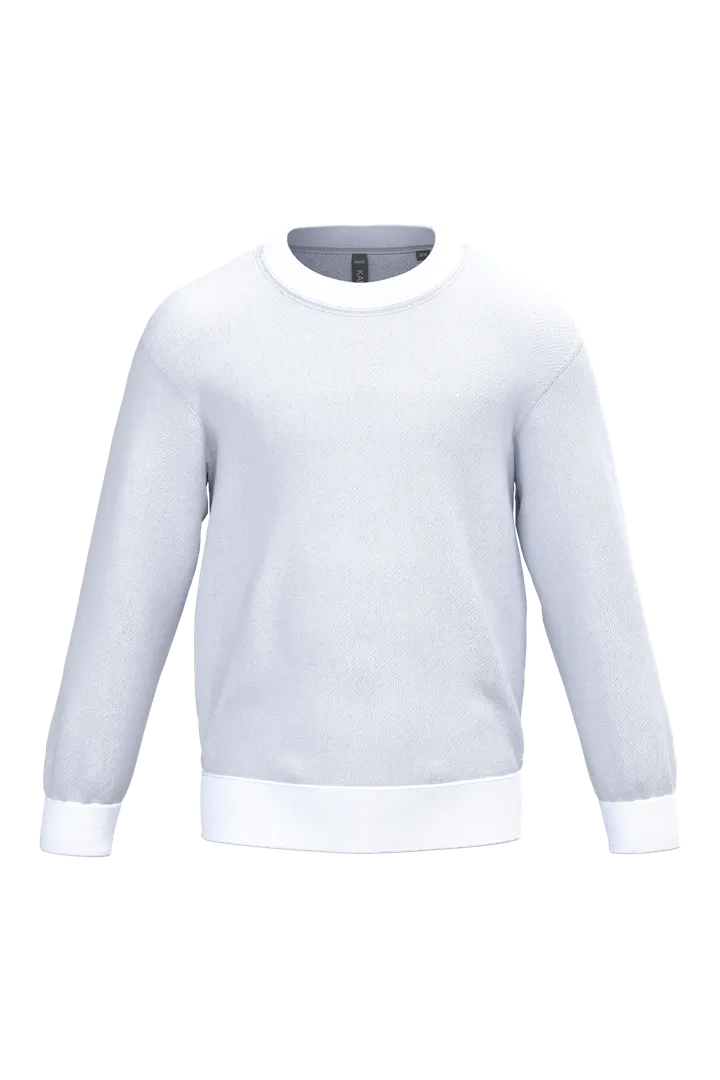 Sweat-shirt col rond enfant White