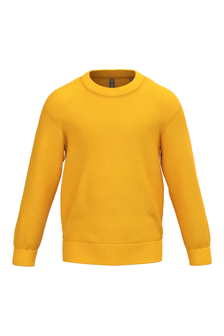 Sweat-shirt col rond enfant Yellow