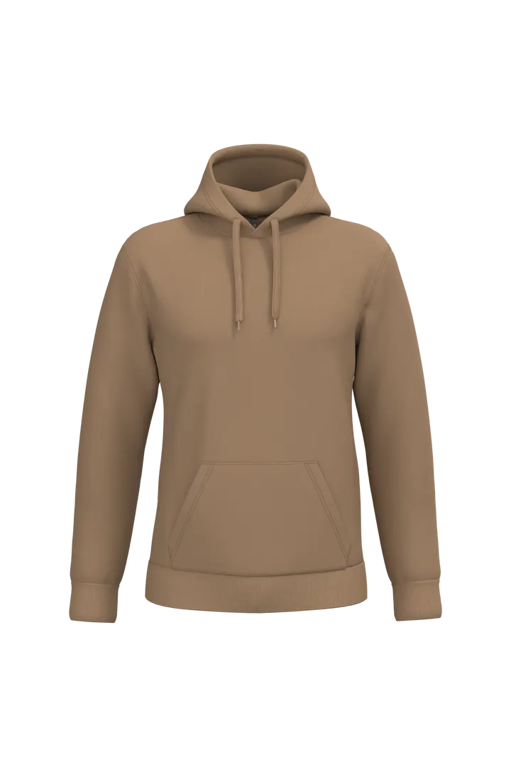Herren Kapuzensweatshirt Camel