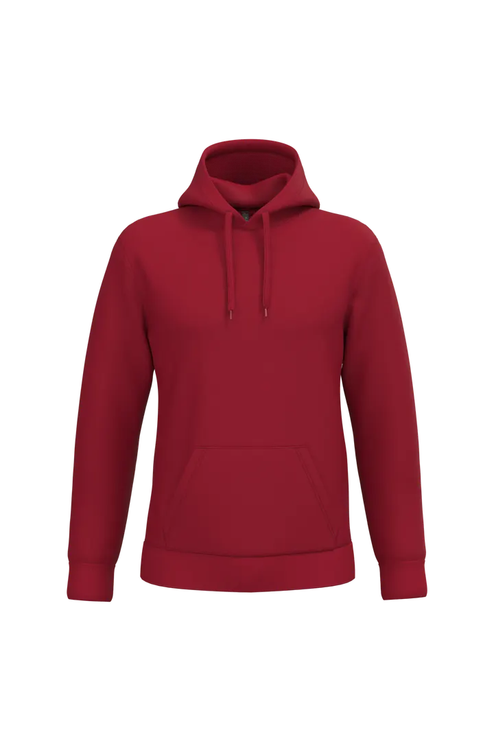 Herren Kapuzensweatshirt Cherry Red