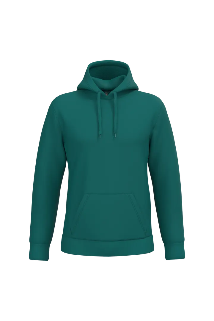Herren Kapuzensweatshirt Emerald Green