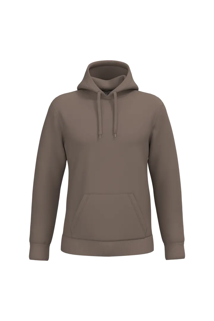 Herren Kapuzensweatshirt Moka Brown