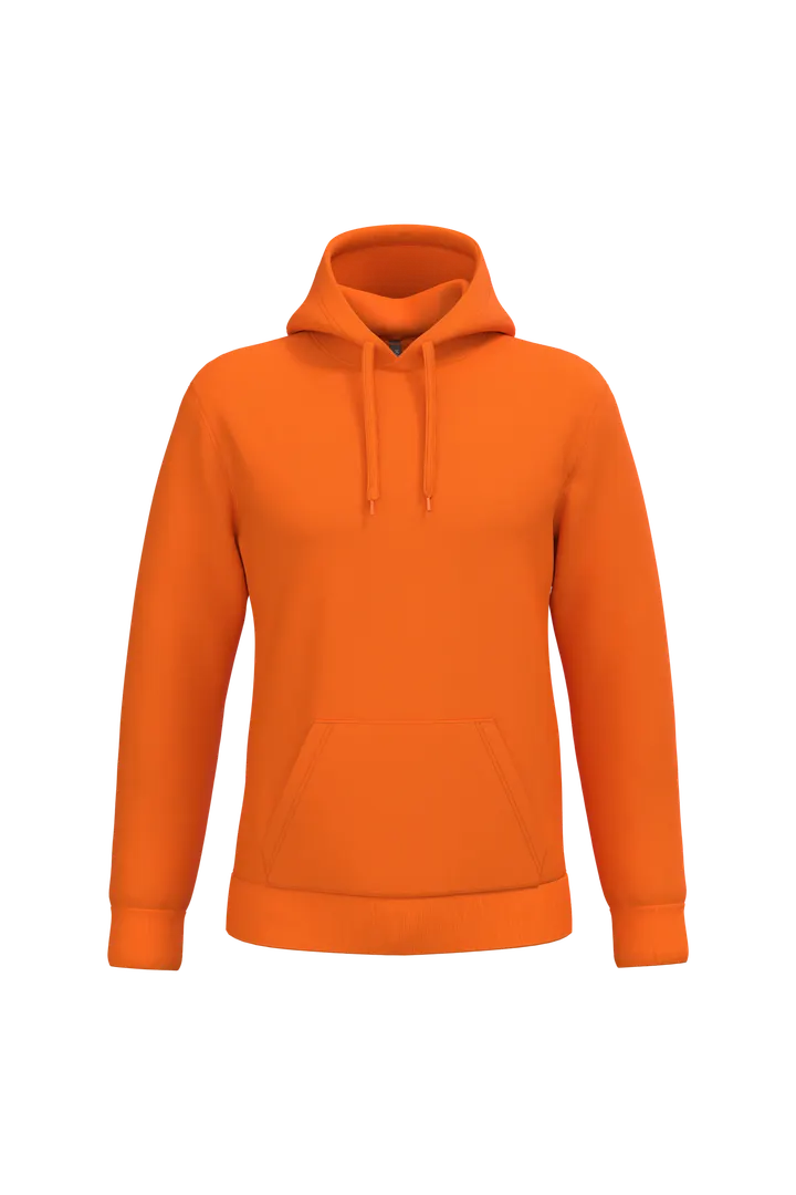 Herren Kapuzensweatshirt Orange
