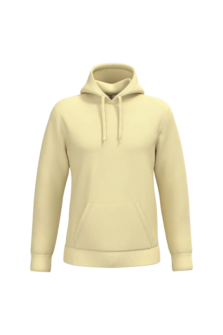 Herren Kapuzensweatshirt Straw Yellow