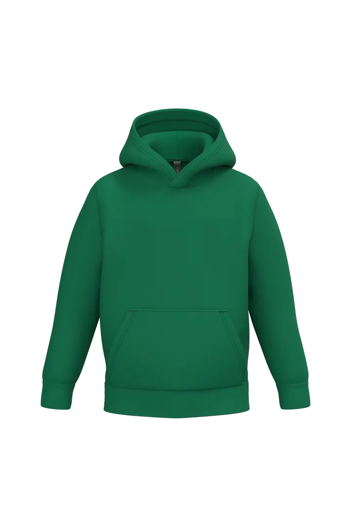 Sweat-shirt capuche enfant Kelly Green