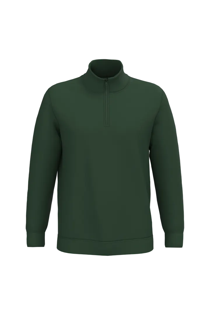 Sweatshirt 1/4-Reißverschluss Forest Green