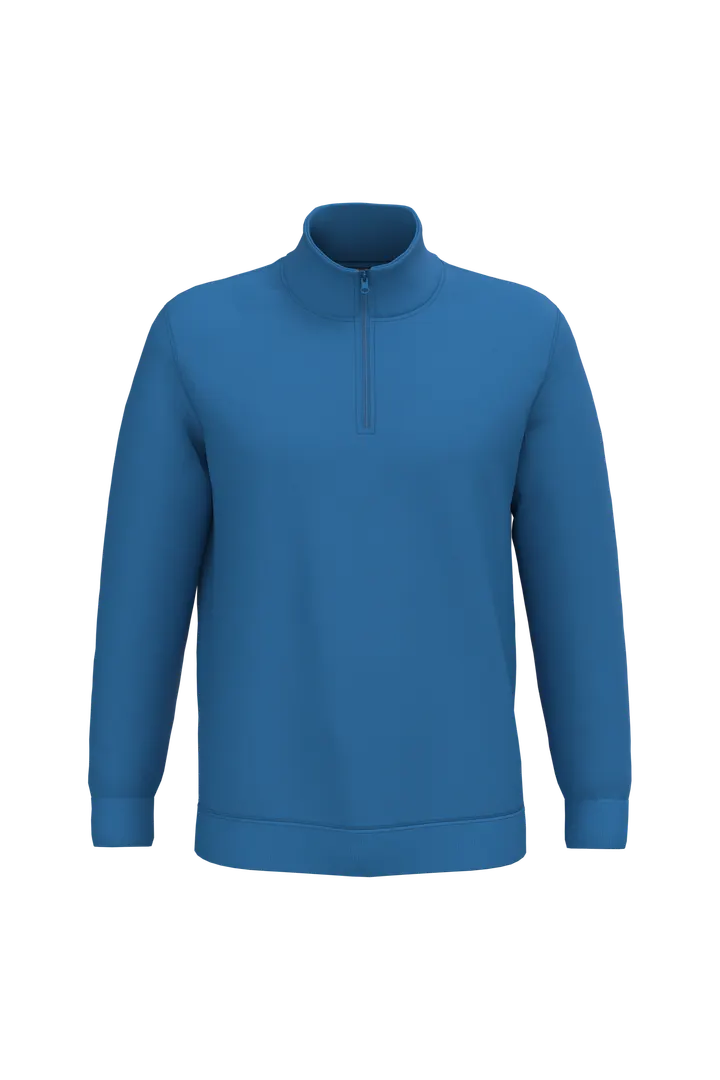 Sweatshirt 1/4-Reißverschluss Light Royal Blue