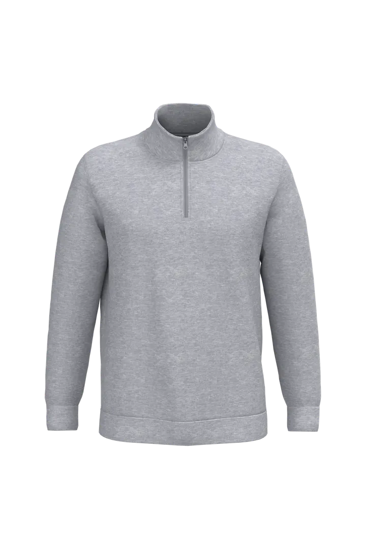 Sweatshirt 1/4-Reißverschluss Oxford Grey