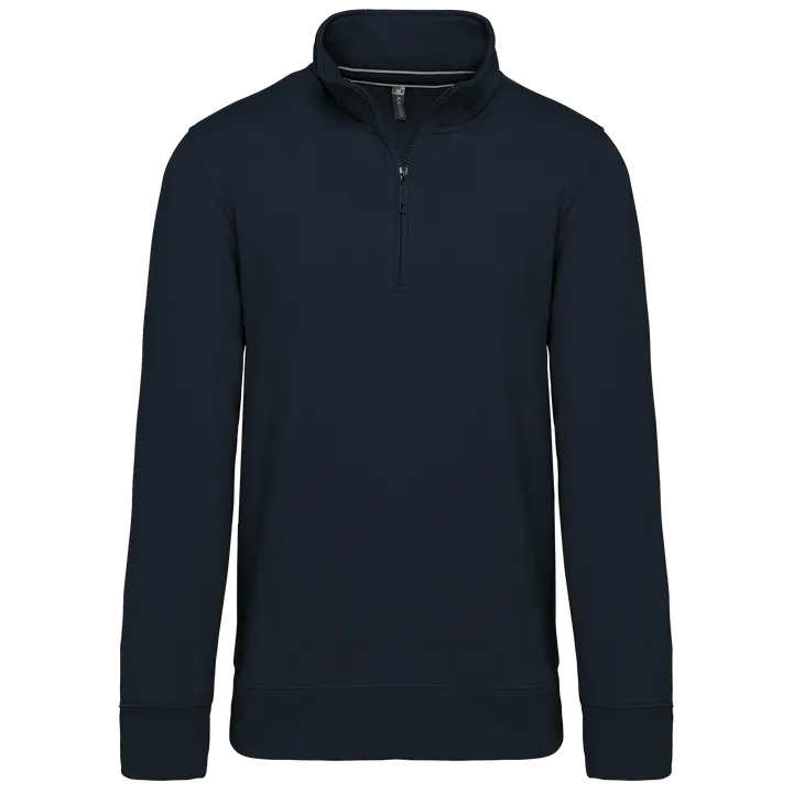 Sweatshirt mit Reißverschlusskragen Navy