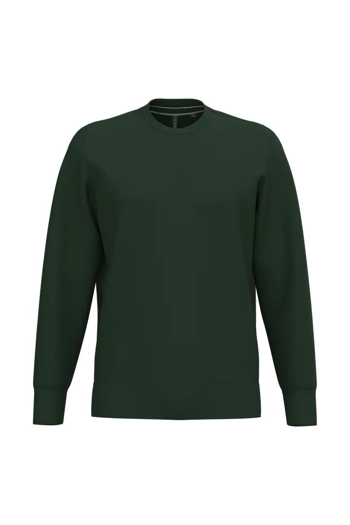 Sweatshirt mit Rundhalsausschnitt Forest Green