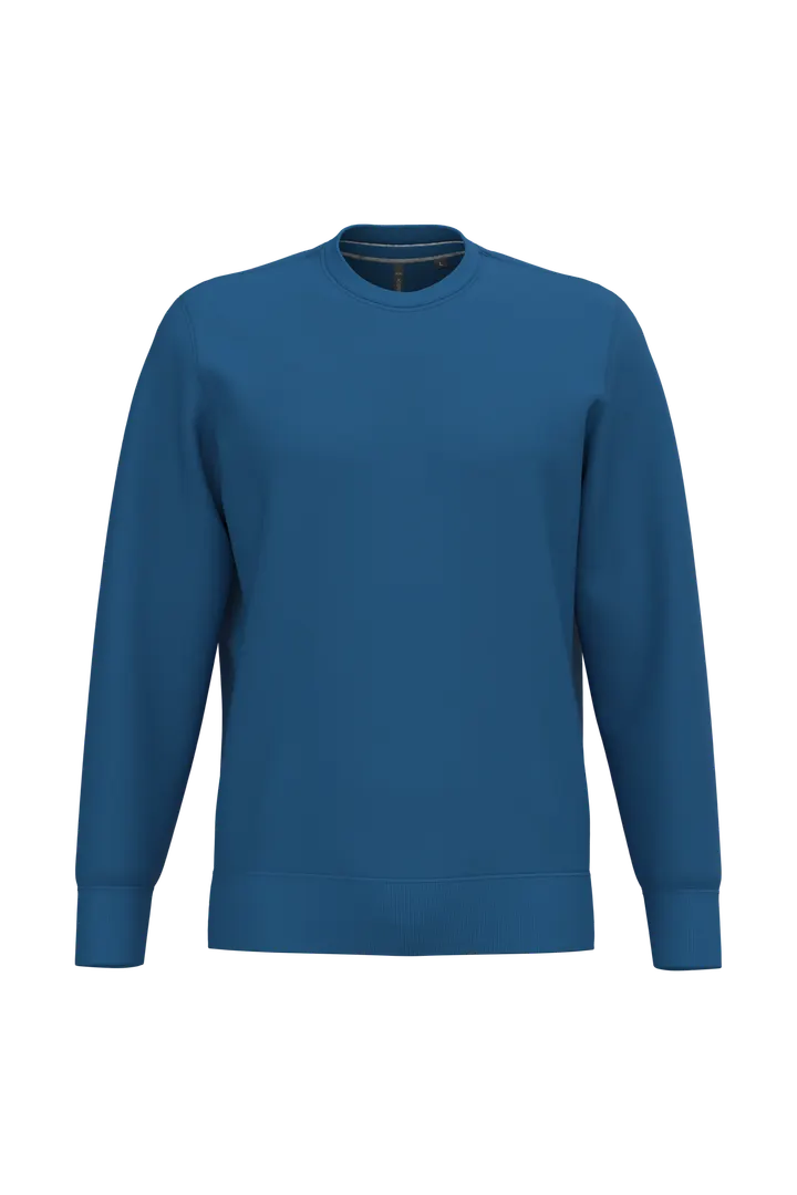 Sweatshirt mit Rundhalsausschnitt Light Royal Blue