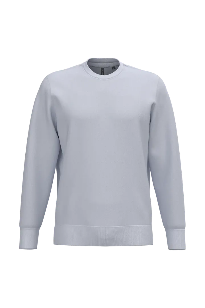 Sweatshirt mit Rundhalsausschnitt White