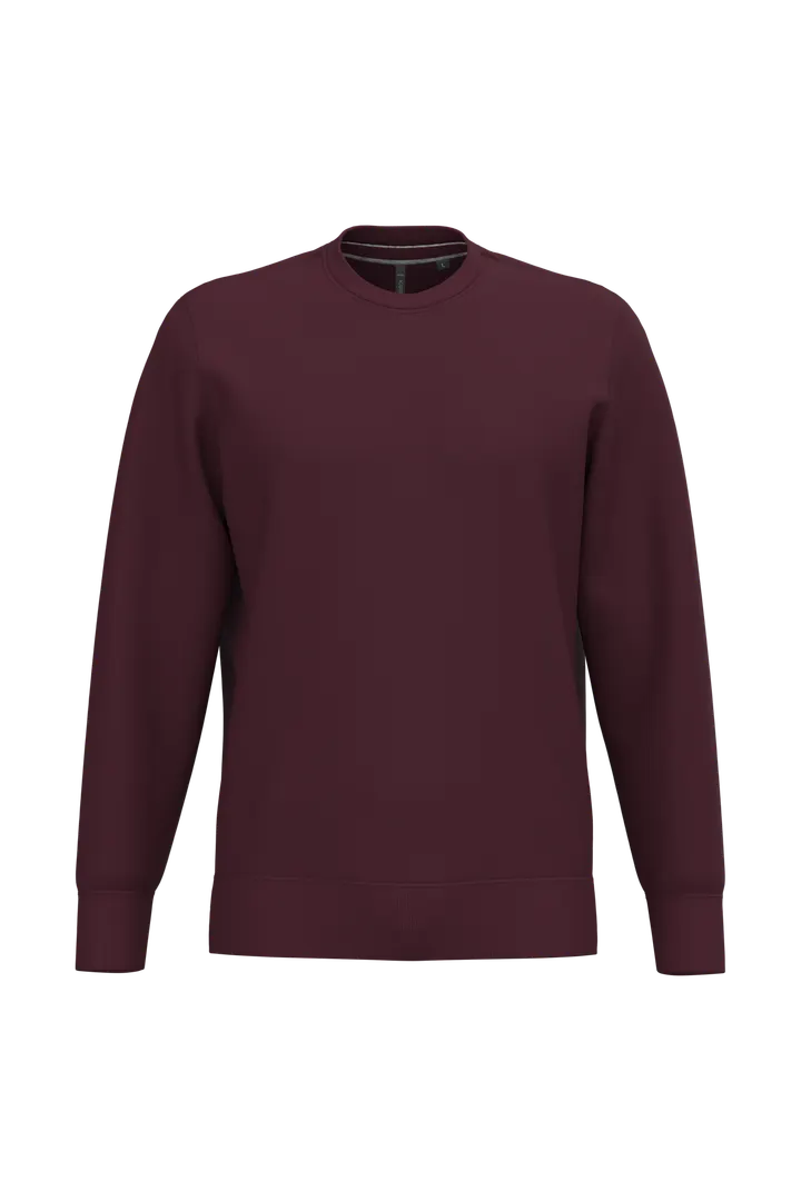 Sweatshirt mit Rundhalsausschnitt Wine