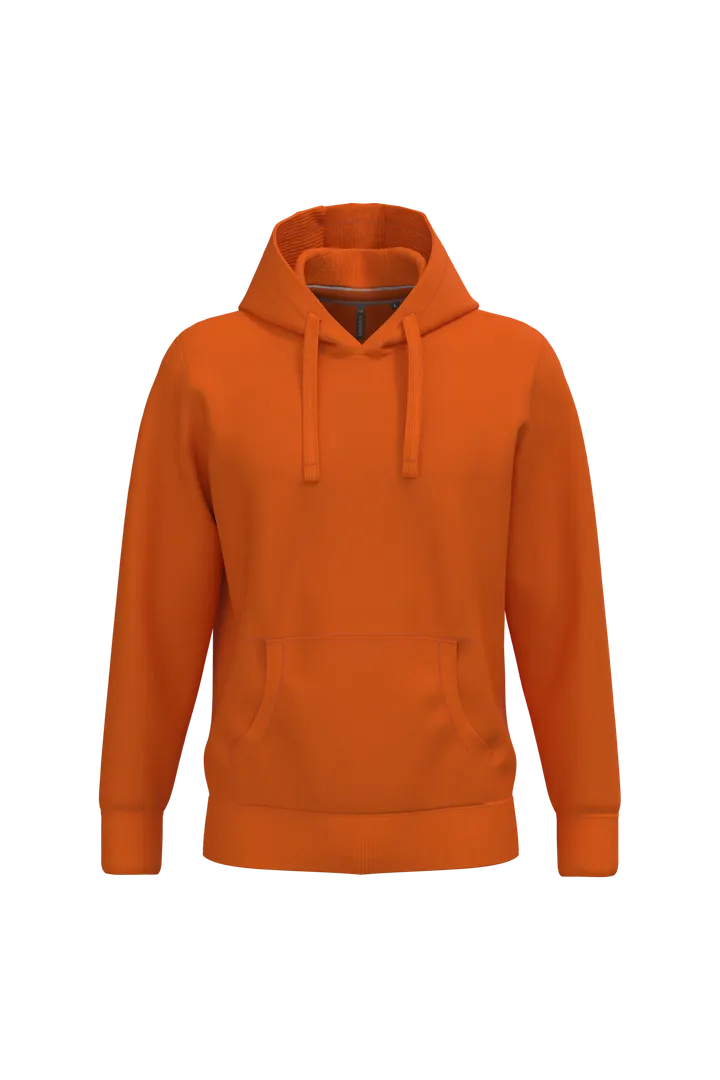 Herren Kapuzensweatshirt Orange