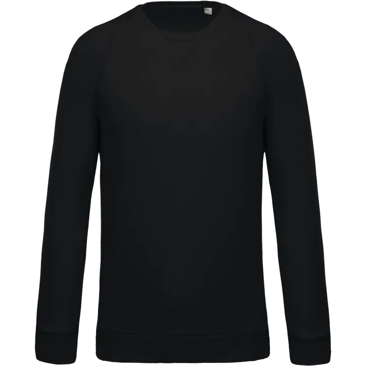 Bio-Sweatshirt für Kinder mit Raglanärmeln Black