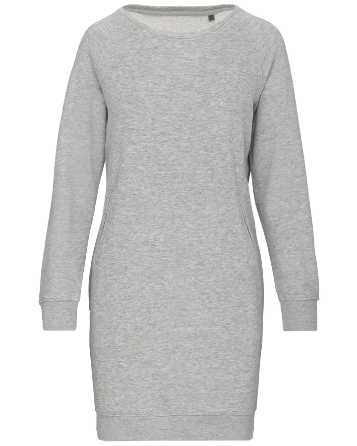 Robe Bio en molleton Light grey heather