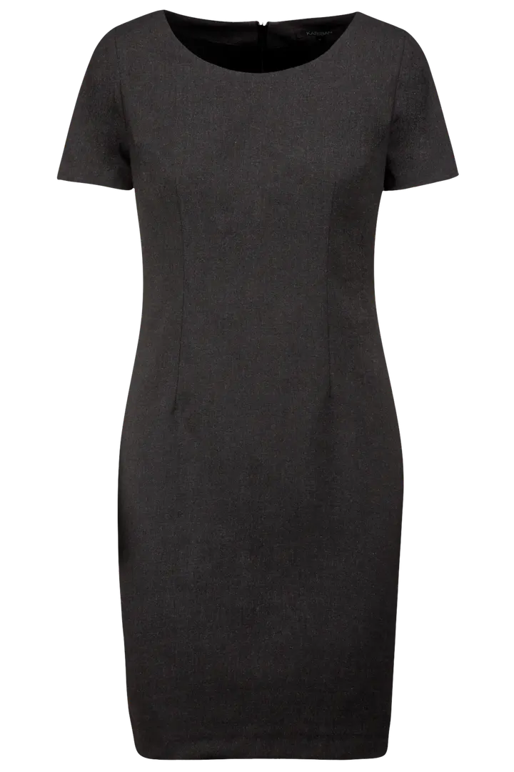 Kleid mit kurzen Ärmeln Anthracite Heather