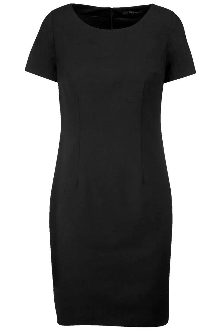 Kleid mit kurzen Ärmeln Black