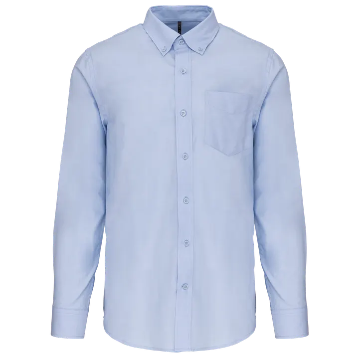 Herren Oxfordhemd Langarm Oxford Blue