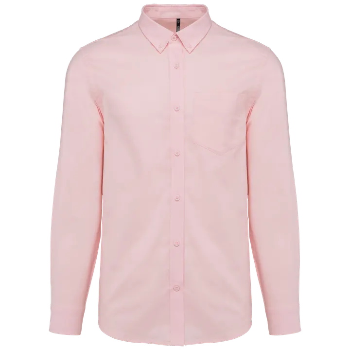 Herren Oxfordhemd Langarm Oxford Pale Pink