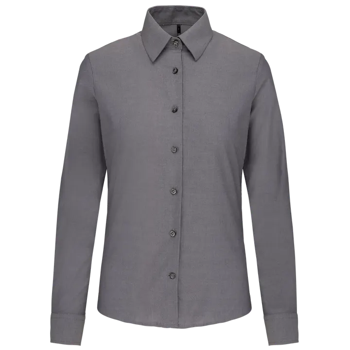 Chemise Oxford manches longues femme Oxford Silver