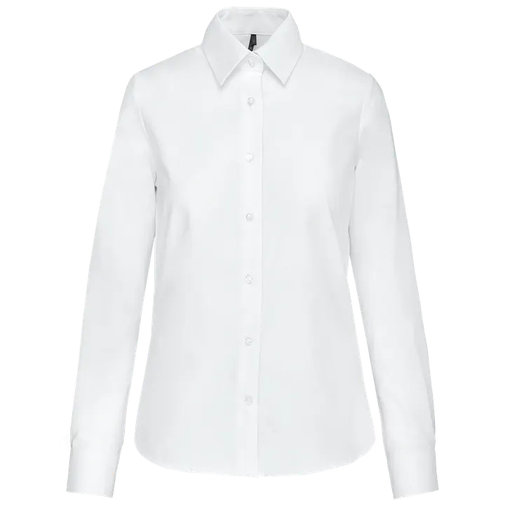 Chemise Oxford manches longues femme White